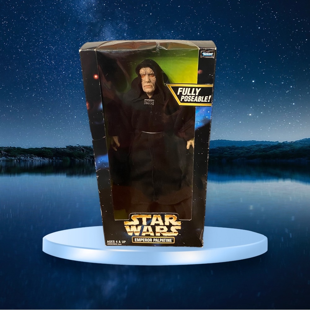 1998 Hasbro Star Wars Emperor Palpatine‎ Poseable 12” Action Collection Figure